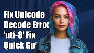 Fixing UnicodeDecodeError: 'utf-8' Codec Can't Decode Byte 0x96 Solution Guide