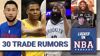 NBA Trade Rumors for All 30 Teams on NBA Trade Deadline Day | Locked On NBA Podcast