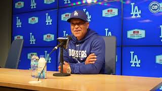 Dave Roberts explains Santiago Espinal DFA decision, optimism with Max Muncy's injury