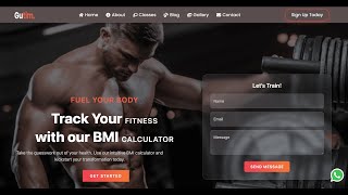 React Responsive Gym Website Tutorial Using ReactJS + Bootstrap | Website Template with Source Code