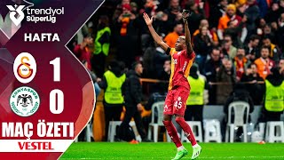 Victor Osimhen Golü | Galatasaray vs Konyaspor 1-0 Maç Özeti | Trendyol Süper Lig 2024/25