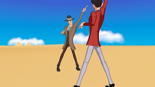 Lupin X Zenigata: The New Empire, Dance off scene