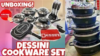 UNBOXING:Dessini Cookware Set 10Pcs. #dessinicookwareset #unbxong10pcsdessiniset