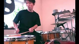 【ドラムソロ】本人お気に入りのフレーズ おしゃれビート 激ムズ sonorスネア FUNK drummer  drumsolo