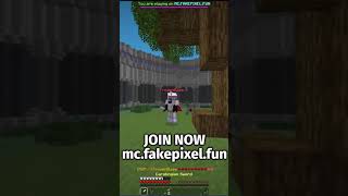 ⚔️ THE STRONGEST PLAYER on MC.FAKEPIXEL.FUN #shorts #minecraft