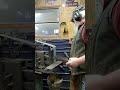 shaping a hudson bay camp knife handle on a 2 x 72 belt grinder knifemaker shorts