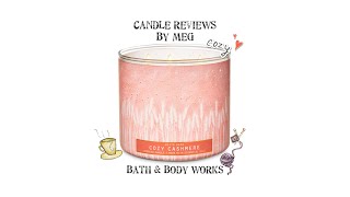 Candle Review: Cozy Cashmere — Bath \u0026 Body Works 🧶🛋