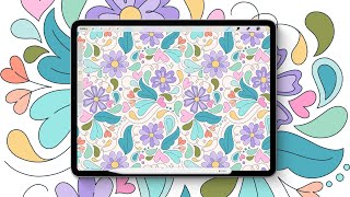 Easy Repeating Patterns in Procreate