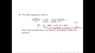 8.2.6 Time Series - Example - Forecasting of GDP Growth Rates