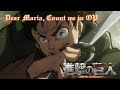 Attack on Titan OP but it's Dear Maria, Count Me In