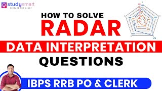 How to solve Radar DI for IBPS RRB PO and Clerk 2020 | Data Interpretation Tricks | Study Smart