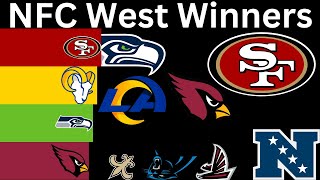 NFC West Winners(1967-2024)