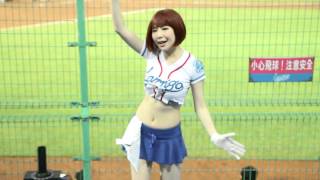 ♥Lamigirls 梓甯♥20140409Lamigo桃猿隊(劉時豪應援)