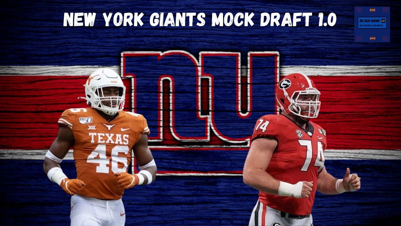 New York Giants Mock Draft 1.0 - YouTube