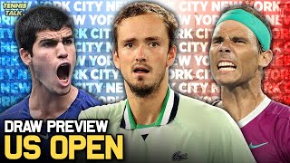 US Open 2022 | Mens Draw Preview | Tennis Talk News