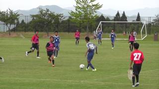 2017.8.12　中学サッカーTRM　宗像セントラルネクスト　vs　折尾愛心中学校　(60分後半)