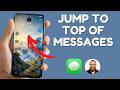 iPhone How to See Older Text Messages Without Scrolling #iphone #iphonetips