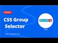 CSS Grouping Selector
