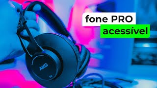 Fone Profissional de Referência | AKG k52 Review | Custo Benefício Mixagem Home Studio