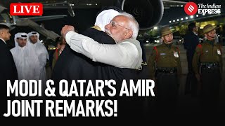 LIVE | PM Modi and Qatar's Amir Hold Joint Press Meet at Hyderabad House