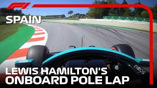 Lewis Hamilton's Onboard Pole Lap | 2021 Spanish Grand Prix | Pirelli