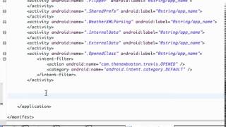 Android Application Development Tutorial 160 Creating a Widget receiver