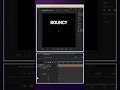 Bouncy Text Animation in After Effects | Tutorial
