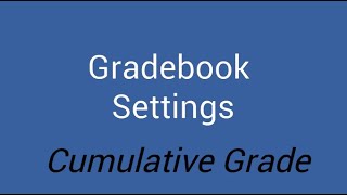 Cumulative Grade Visible to Students in Gradebook: Brightspace D2L
