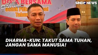 Dharma-Kun Komitmen Dukung Pilkada Damai, Wanti-Wanti Warga Jakarta soal Ini