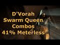 Mortal Kombat X: D'Vorah Best Combos 41% Meterless ( Swarm Queen)