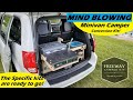 Grand Caravan, Pacifica, Odyssey and Sienna camper van conversion kit by Freeway Camper kit!