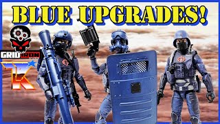 GI Joe Classified UPGRADES - GRIDIRON STUDIOS Cobra Infantry | Anti-Tank & Riot SWAT Figure Loadouts