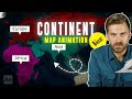 Animate CONTINENTS in 5 Minutes | GeoLayers3 Tutorial