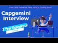 Capgemini| Round 1 | Java Interview Questions and answers | MySQL | Microservices | Java8
