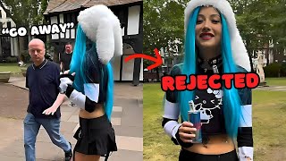 Only Fans Model Gets REJECTED By Every Man She Approaches