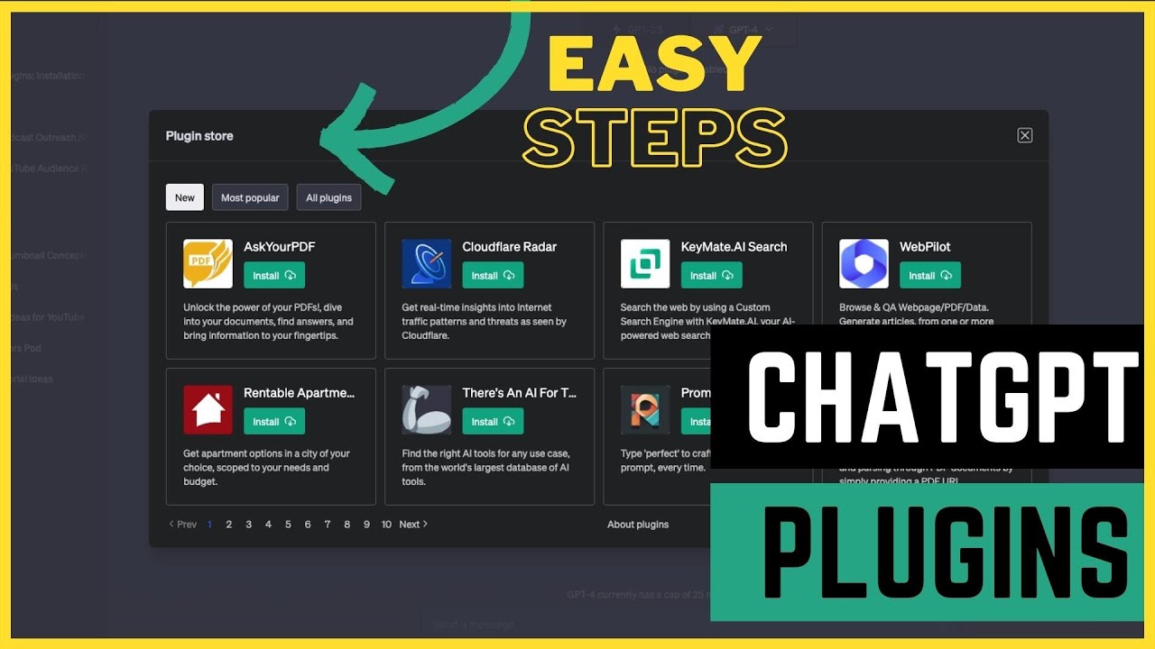 Step-by-Step Guide: Installing And Enabling ChatGPT Plugins - YouTube