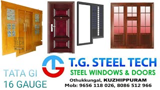 TATA GI STEEL DOORS AND WINDOWS | TG STEEL TECH KUZHIPPURAM | #TATAGI | #TATA STEEL