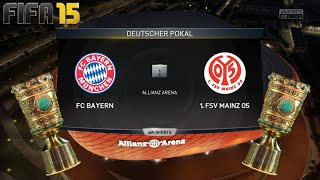 FIFA 15 - FC Bayern München gegen 1.FSV Mainz 05 (DFB Pokal ACHTELFINALE) ◄FCB #29►