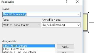 Arena Simulation v15 - New Feature - Write CSV Output File