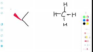 Learn Drawing 3D structure-Wedge dash line formula of Organic molecules