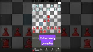 Gameplay with 91.9% accuracy \u0026 win #chess #checkmate #greatmove