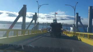 Timelapse Drive to Denman and Hornby Islands