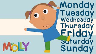 Days of the Week Song | The ALPHABET Kids | Miss Molly Songs