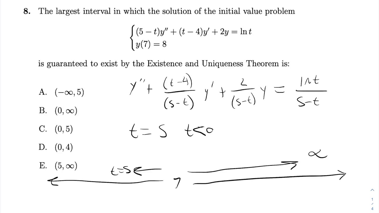 Existence And Uniqueness Theorem - YouTube