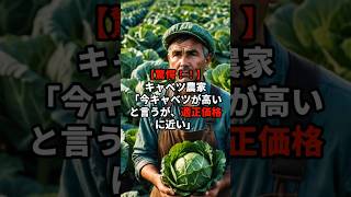 【驚愕！！】キャベツ農家「今キャベツが高いと言うが、適正価格に近い」