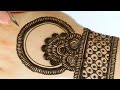 New backhand mehndi design | Full Back Hand Mehdi Design | Simple Mehndi design | Arabic mehndi