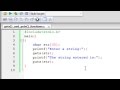 C Programming Tutorial - 67: The gets() and puts() Functions