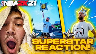 I HIT SUPERSTAR 1 IN NBA 2K21!! BEST BUILD AND JUMPSHOT IN NBA 2K21 - NBA 2K21 SUPERSTAR REACTION