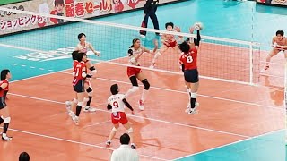 【2023春高準決勝】古川学園 vs 熊本信愛女学院 第１セット　＜女子バレーボール＞