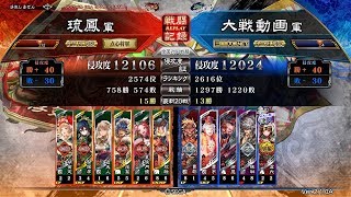 【三国志大戦2.1.0A】蜀祝融親子ワラ VS 飛天